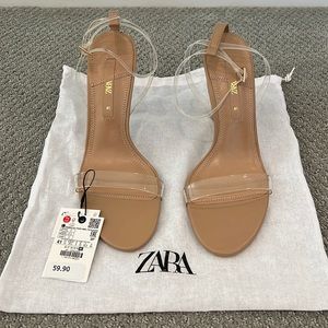 Brand New Zara clear heels